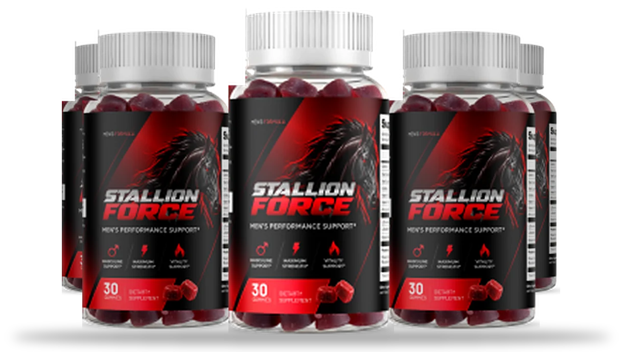6 Bottle Pack of Stallion Force gummies