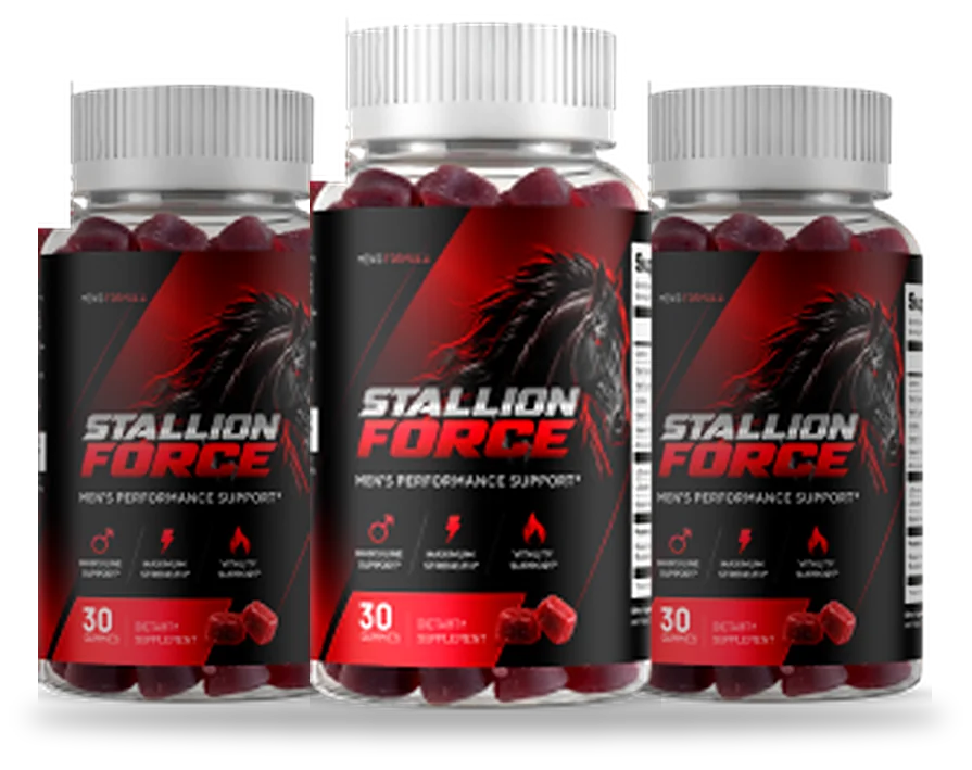 3 Bottle Pack of Stallion Force gummies